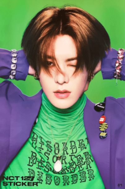 NCT 127 Sticker Official Poster Yuta