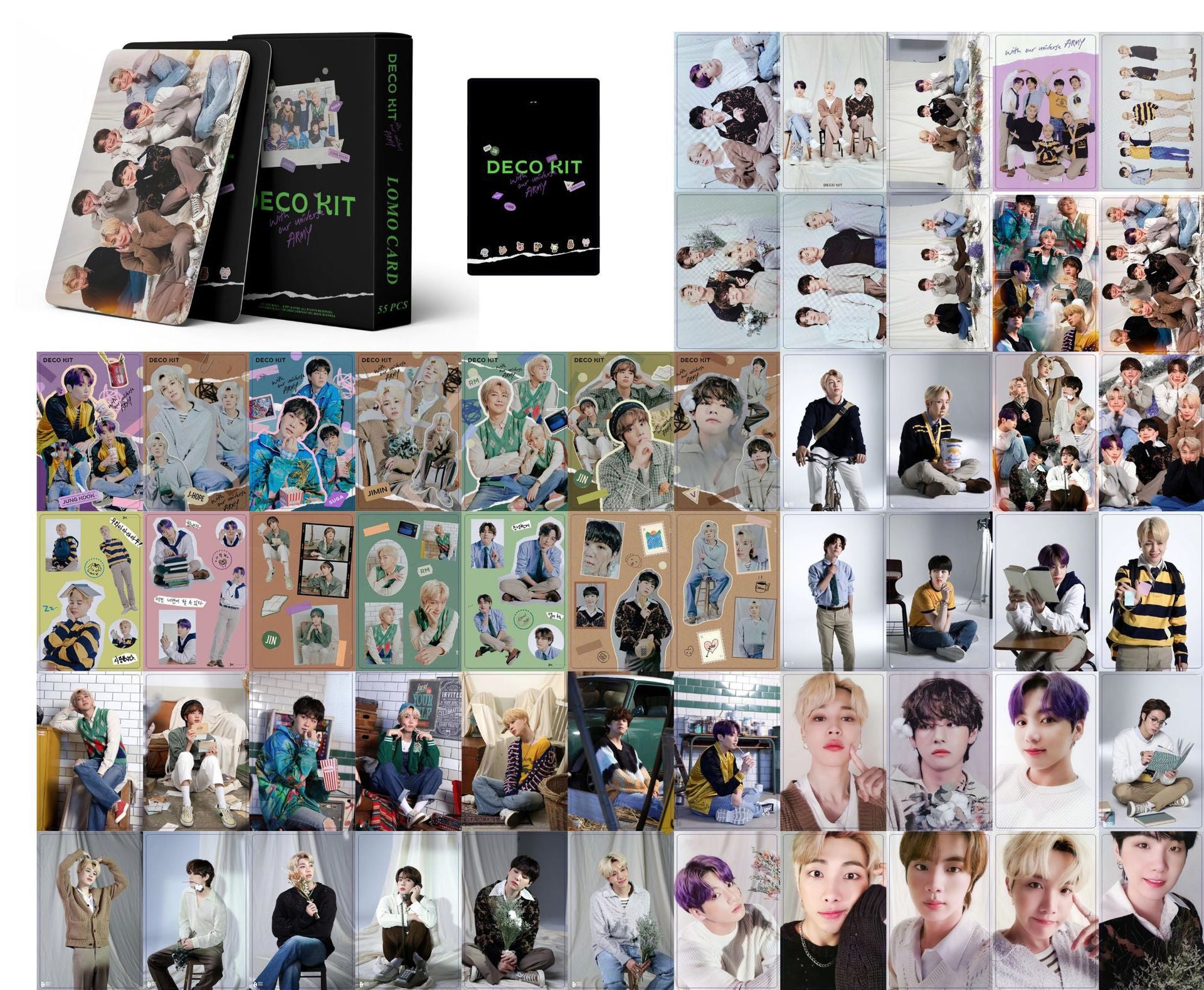 BTS Deco Kit Photo Cards (54 Cards) – Kpop Exchange