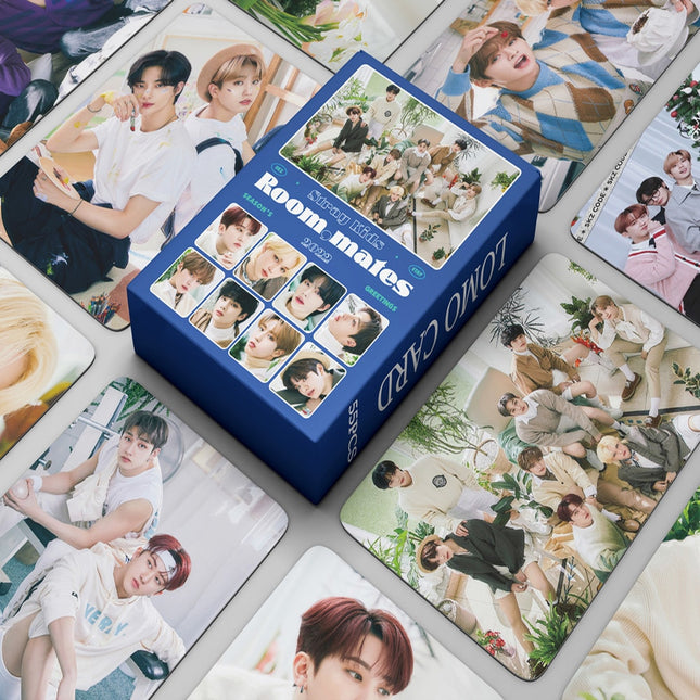 55Pcs Kpop Group MONSTA X Photo Cards MONSTA X 2022 Lomo Cards MONSTA X  Shape of Love Album Cards Pack MONSTA X Merch Photocard Set Fans Gift 