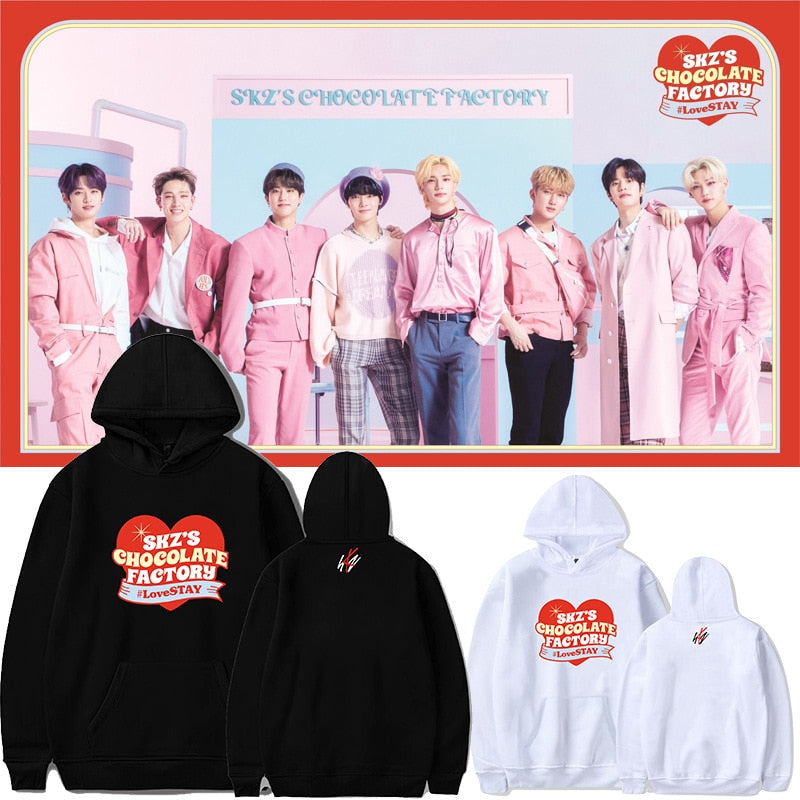 Stray Kids #LoveStay Chocolate Factory Hoodie (Plus Size Available)