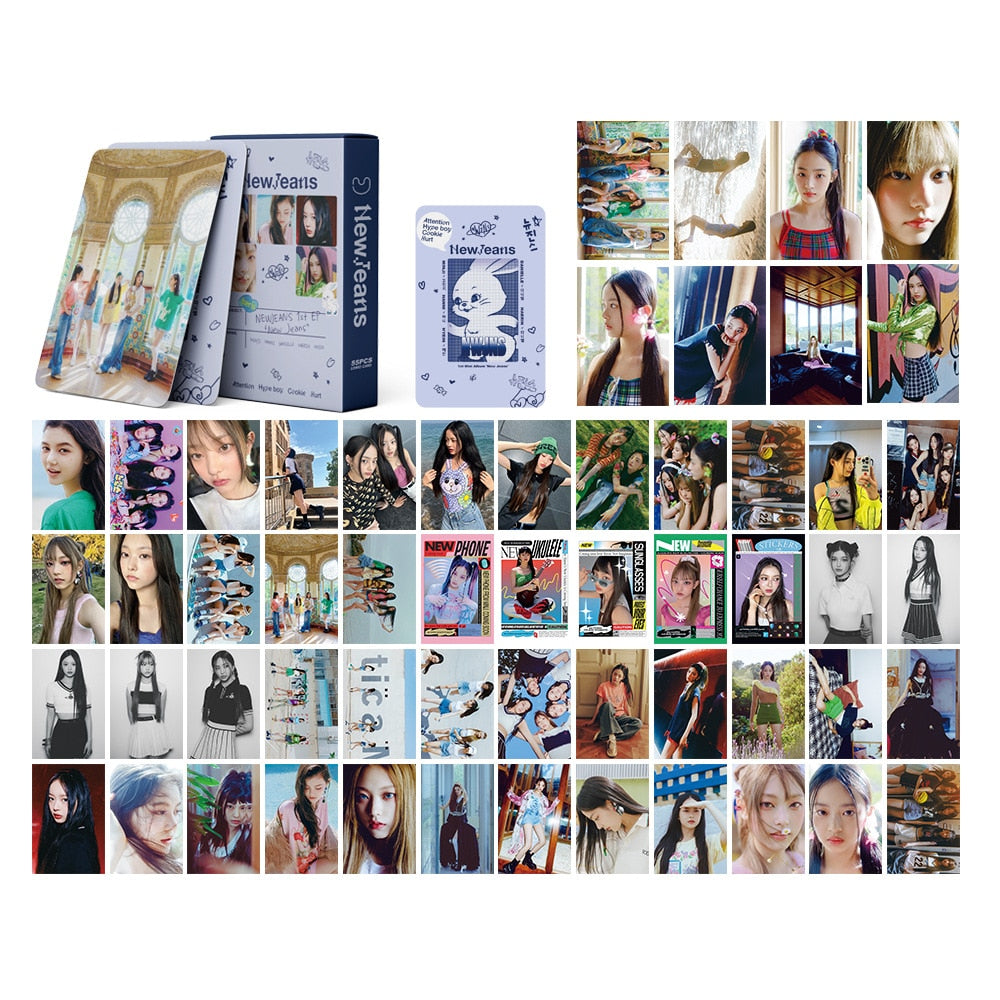 New Jeans Attention HD Photo Cards (55 Cards) – Kpop Exchange