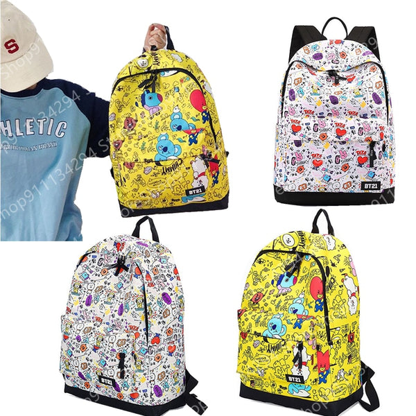 Girls Backpack School Bags for Women Kpop Stray Kids School