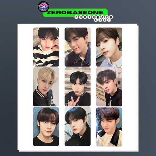 ZEROBASEONE Photocards