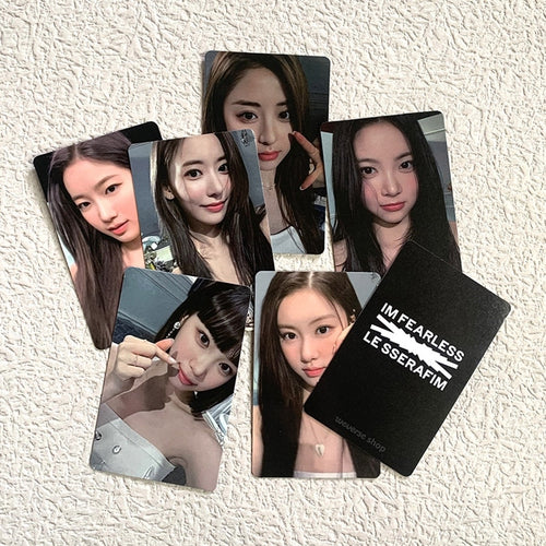 Le Sserafim I'm Fearless Photocards