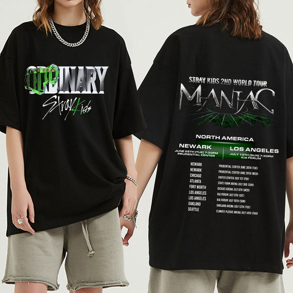 Stray Kids Maniac World Tour T-Shirt – Kpop Exchange