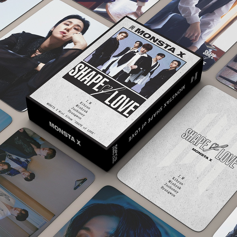 MONSTA X Shape of Love Photo Cards (55 Cards) – Kpop Exchange