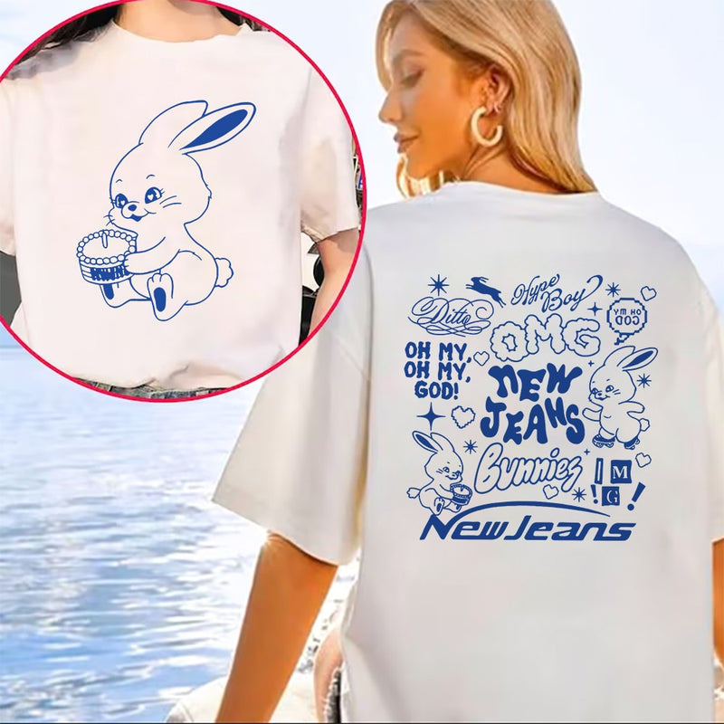 New Jeans Bunnies Cotton Tees