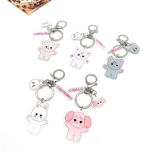 (G)I-DLE Character Pendant Keychain