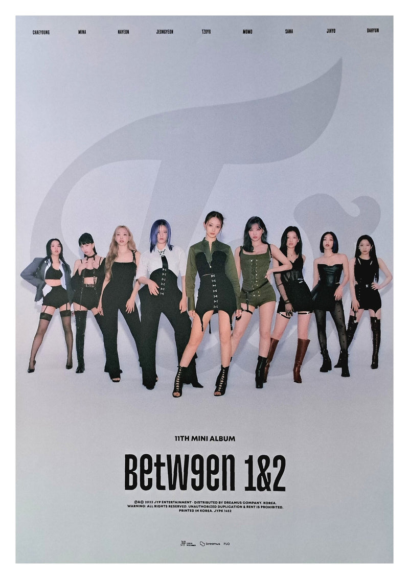 Twice Between 1&2 Official Poster (Photo Concept Cryptography)