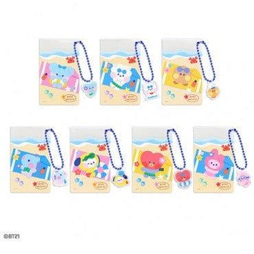 BT21 Summer Sky Clear Card Pocket