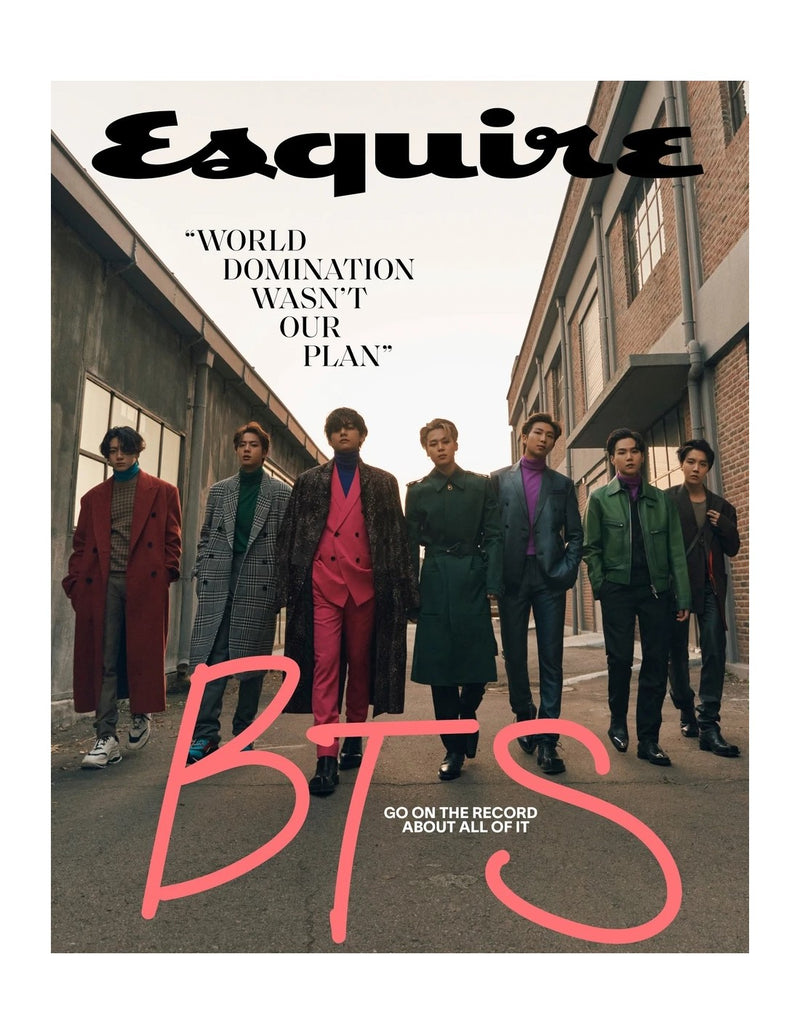 BTS Esquire Magazine USA Winter 2020 - 2021