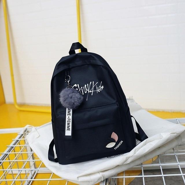KPOP 3 Piece Backpack Stray Kids Backpack Pencilcase Messager Bag Crossbody  Bag Big Capacity School Bag Students Supplies